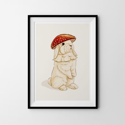Art Print "Mushroom Bunny"