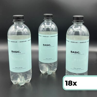 BASIC. ALKALINE (BASISCHES) WASSER 18 X 0,5 L