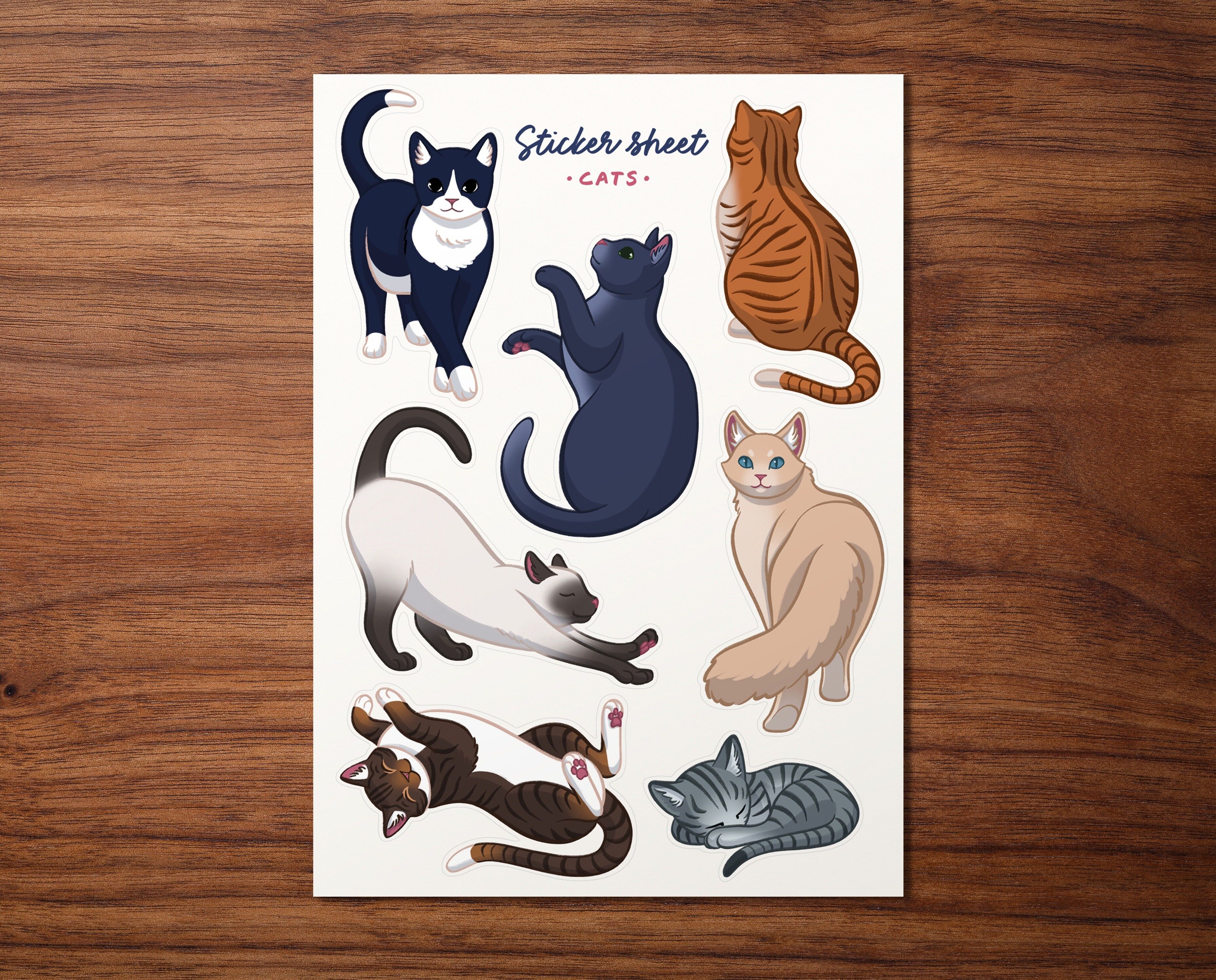 Sticker sheet "Cats"