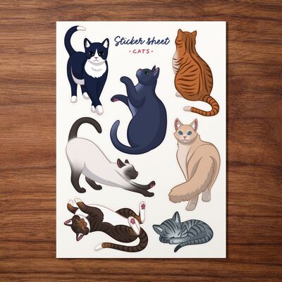 Sticker sheet "Cats"