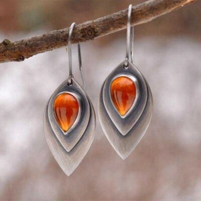 Bohemian Alloy Waterdrop Earrings