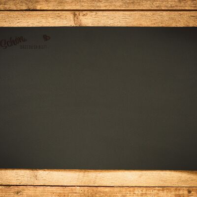 Personalized rectangular placemat in recycled leather 1/0