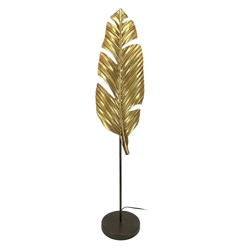 Buy wholesale GOLDBLACK METAL LEAF FLOOR LAMP 608731
