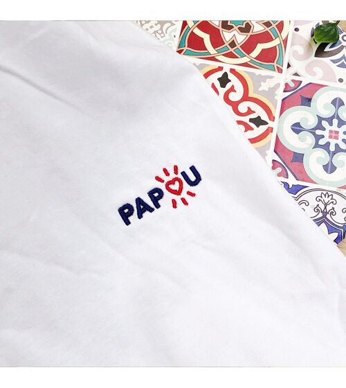 T-shirt Brodé -  Papou