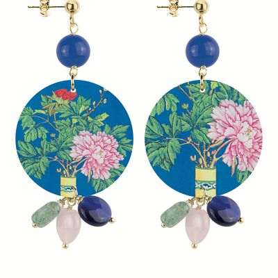 Celebrate spring with nature-inspired jewelry. The Circle Special Small Vase Women's Earrings. Made in Italy