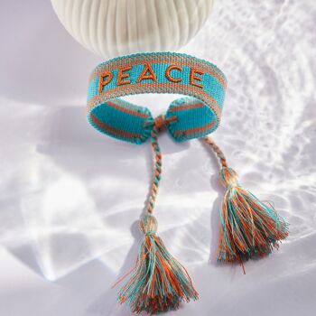 Bracelet déclaration PEACE 1