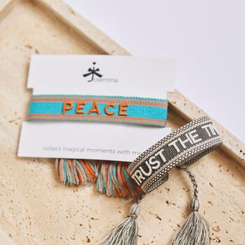 Bracelet déclaration PEACE 3