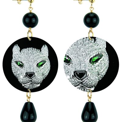 Pendientes de mujer The Circle Classic Puma Head Jewel. Hecho en Italia