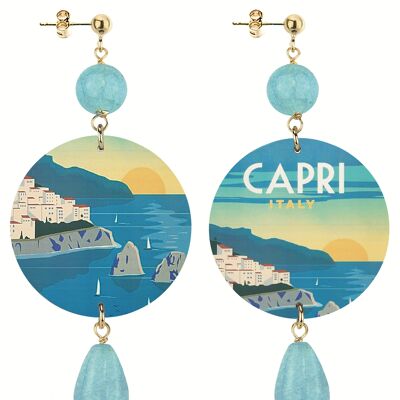 The Circle Classic Capri Women's Earrings Made in Italy