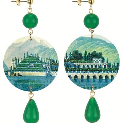 Pendientes de mujer The Classic Circle Lago Maggiore. Hecho en Italia