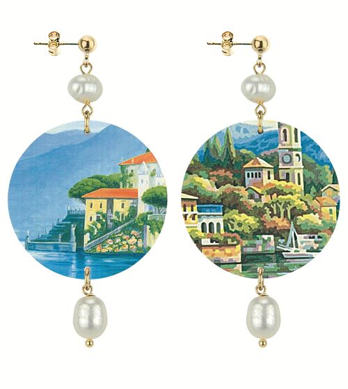 Orecchini Donna The Circle Classico Lago di Como. Made in Italy