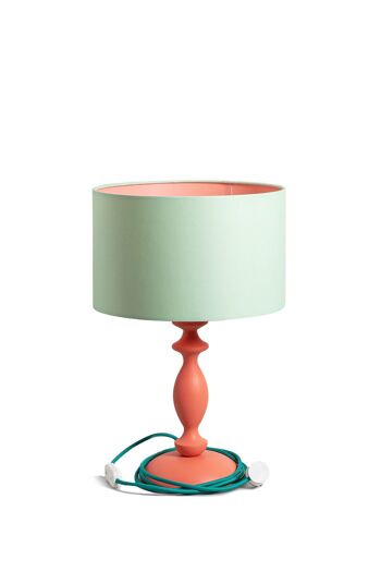 Lampe de table Mellon Sorbet, partie de la collection Macaroni 1
