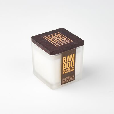 Candela profumata Vaso piccolo Patchouli e legno di guaiaco - CUORE E CASA - BAMBOO