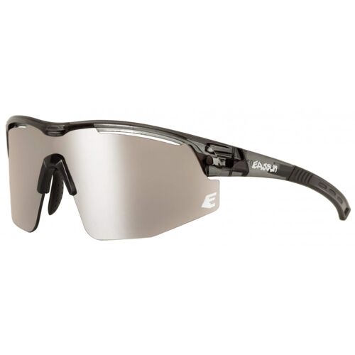Sprint EASSUN Sunglasses, CAT 3 Silver Lens and Adjustable, Shiny Grey Frame
