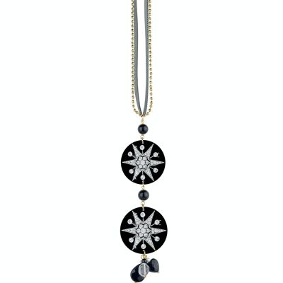 The Circle Special Women's Necklace Classic Jewel Star. Made in Italy