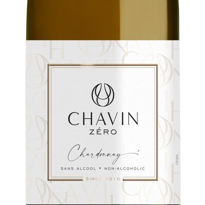 Vin sans alcool - Chavin Zéro chardonnay effervescent 0%