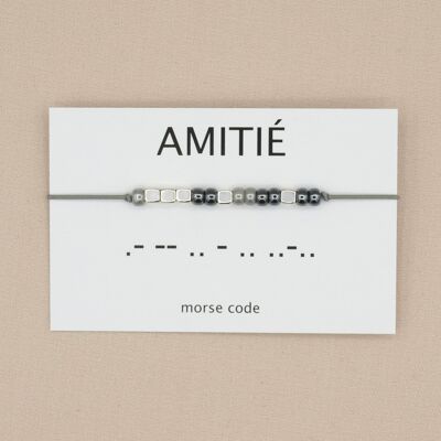 Morsecode-Armband Amitié