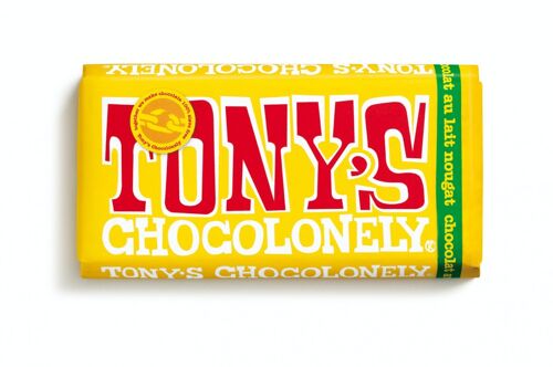 Tony'S Chocolonely - Chocolat Au Lait Nougat 180G