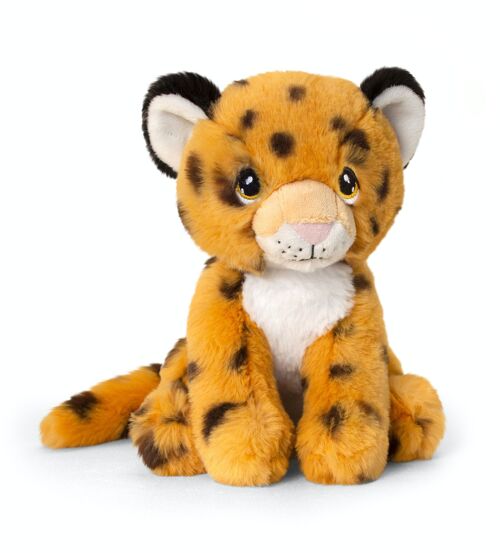 Peluche Guépard assis 18cm - KEELECO