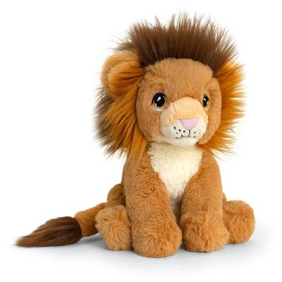 Sitting Lion Soft Toy 18cm - KEELECO