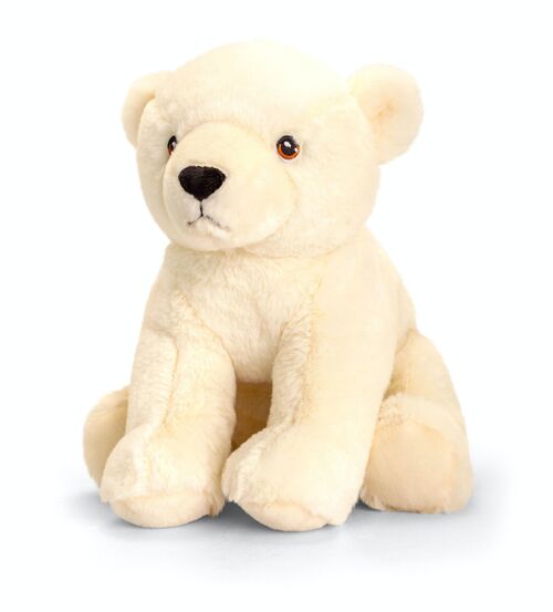 Peluche Ours polaire 25cm - KEELECO
