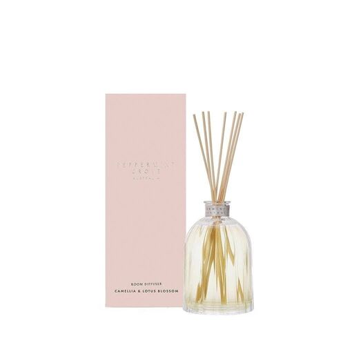 100ml Camellia & Lotus Blossom Scented Reed Diffuser - By Peppermint Grove