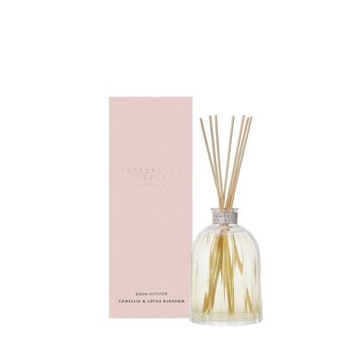 Diffuseur à roseau parfumé Camélia et fleur de lotus 100 ml - Par Peppermint Grove