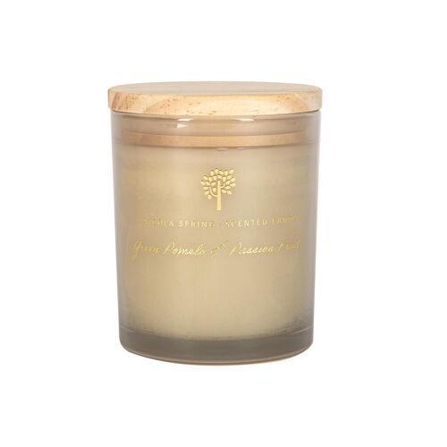 130g Green Pomelo & Passion Fruit Soy Wax Scented Candle - by Nicola Spring