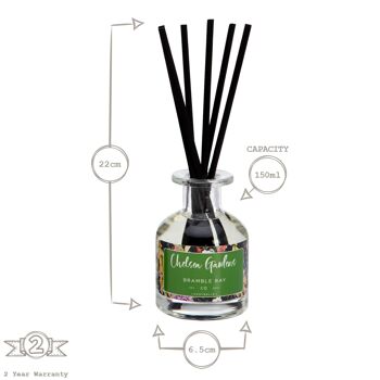 Diffuseur de roseaux parfumés botaniques Chelsea Gardens de 150 ml - Par Bramble Bay 6