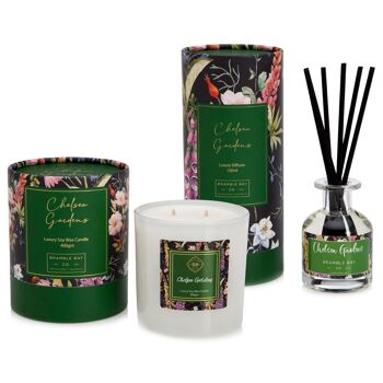 Diffuseur de roseaux parfumés botaniques Chelsea Gardens de 150 ml - Par Bramble Bay 7
