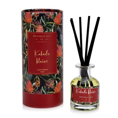 Diffuseur de roseaux parfumés botaniques Kakadu Rains de 150 ml - Par Bramble Bay