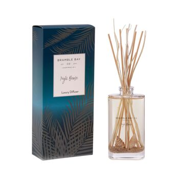 Diffuseur de roseaux parfumés Night Breeze Oceania de 150 ml - Par Bramble Bay 1