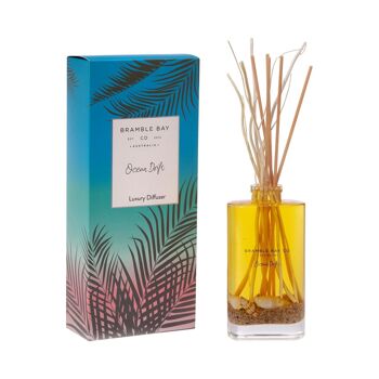Diffuseur de roseaux parfumés Ocean Drift Oceania de 150 ml - Par Bramble Bay 1