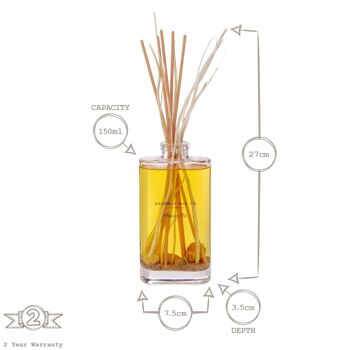 Diffuseur de roseaux parfumés Ocean Drift Oceania de 150 ml - Par Bramble Bay 7