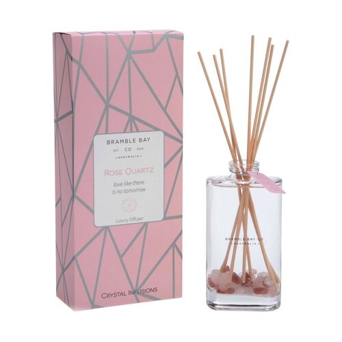 150ml Rose Quartz Crystal Infusions Scented Reed Diffuser -