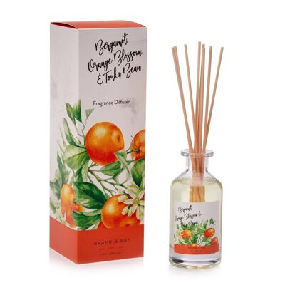 170 ml Bergamotte, Orangenblüten-Reed-Diffusor -