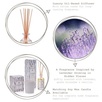 Bramble Bay Diffuseur de parfum en lin australien Lavender Fields 180 ml 6