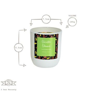 Bougie parfumée à la cire de soja botanique Daintree Dreams 185 g - Par Bramble Bay 6