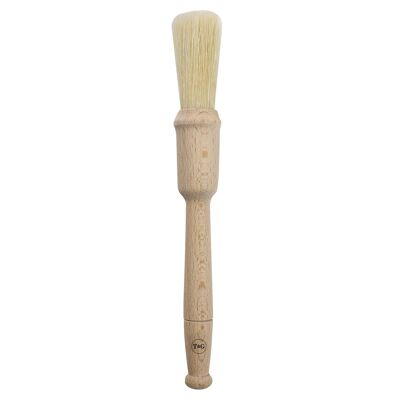 18cm FSC Beech Wooden Pastry Brush - Brown - By T&G