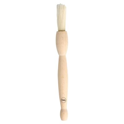 Pennello da pasticceria domestico in legno di faggio FSC da 19 cm - Marrone - Di T&G