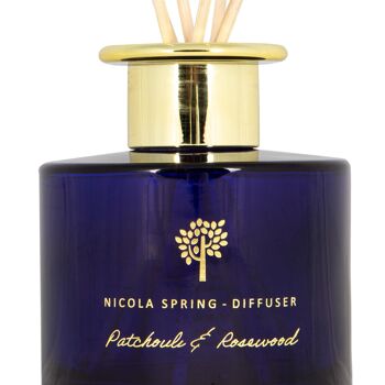 Diffuseur de parfum patchouli et bois de rose 200 ml - Par Nicola Spring 7