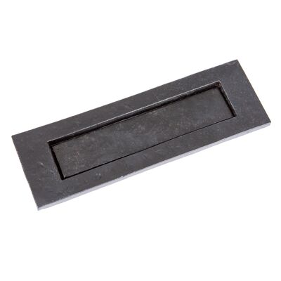 255 x 85 mm schwarzes rustikales Buchstabenschild – von Hammer & Tongs