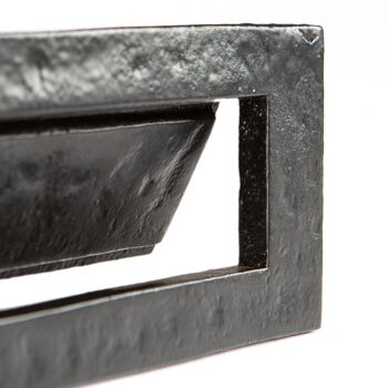 Plaque à lettres rustique noire 255 x 85 mm - Par Hammer & Tongs 5