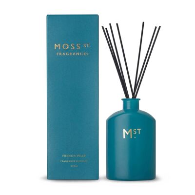 275ml French Pear Scented Reed Diffuser - By Moss St. Fragrances