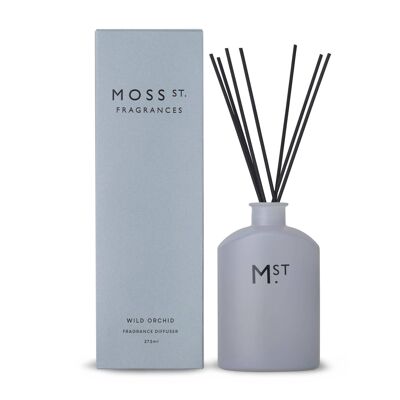 275ml Wild Orchid Scented Reed Diffuser - By Moss St. Fragrances