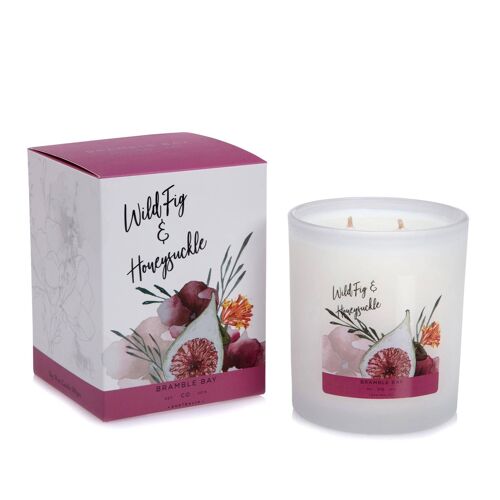 300g Wild Fig & Honeysuckle  Soy Wax Scented Candle