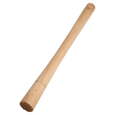 Muddler de cóctel Mojito de madera de haya FSC de 31 cm - Marrón - Por T&G