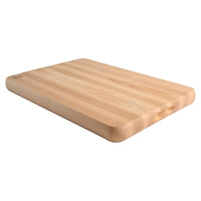 35.Planche à découper en bois huilé TV Chef's Choice 5 cm x 51 cm – Marron – Par T&G