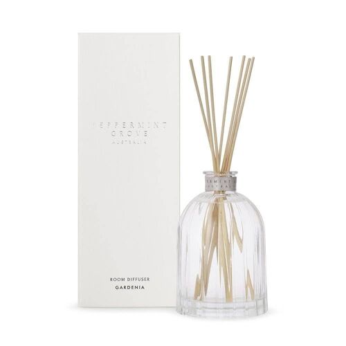 350ml Gardenia Scented Reed Diffuser - By Peppermint Grove