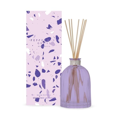 350ml Soothing Lavender Scented Reed Diffuser - By Peppermint Grove